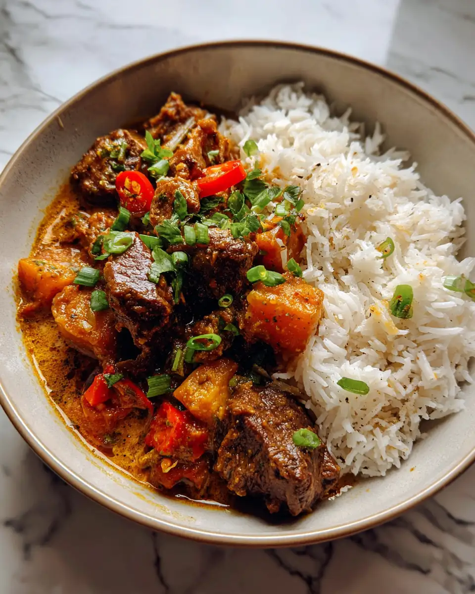 Savor the Spice: Unlock the Rich Flavors of Nigerian Beef Stew 6 Final dish - Savor the Spice: Unlock the Rich Flavors of Nigerian Beef Stew