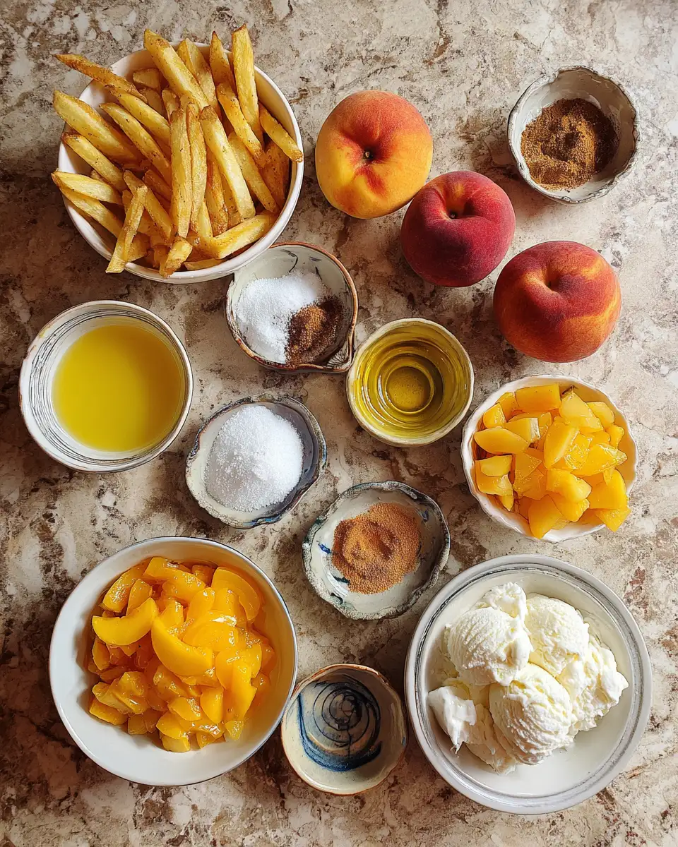 Crispy Delight: Dive into Irresistible Peach Cobbler Dessert Fries 4 Ingredients for Crispy Delight: Dive into Irresistible Peach Cobbler Dessert Fries