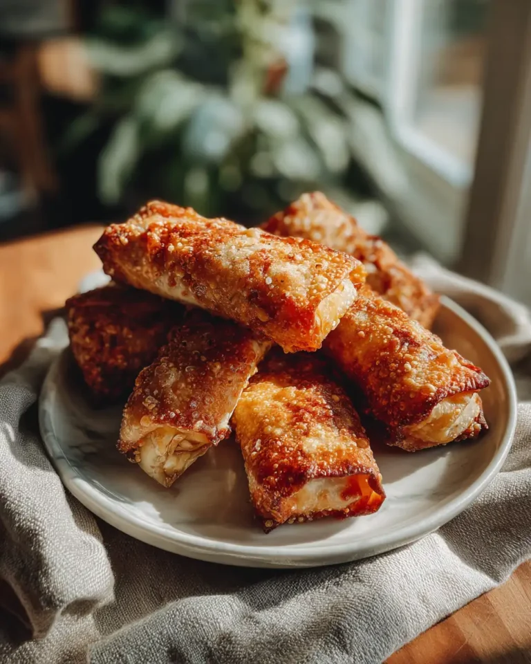 Crispy Bliss: Peach Cobbler Egg Rolls That Wow - Featured Image
