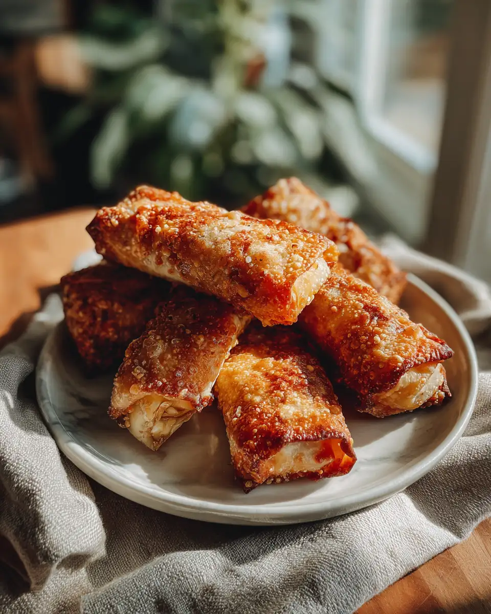 Crispy Bliss: Peach Cobbler Egg Rolls That Wow - Featured Image