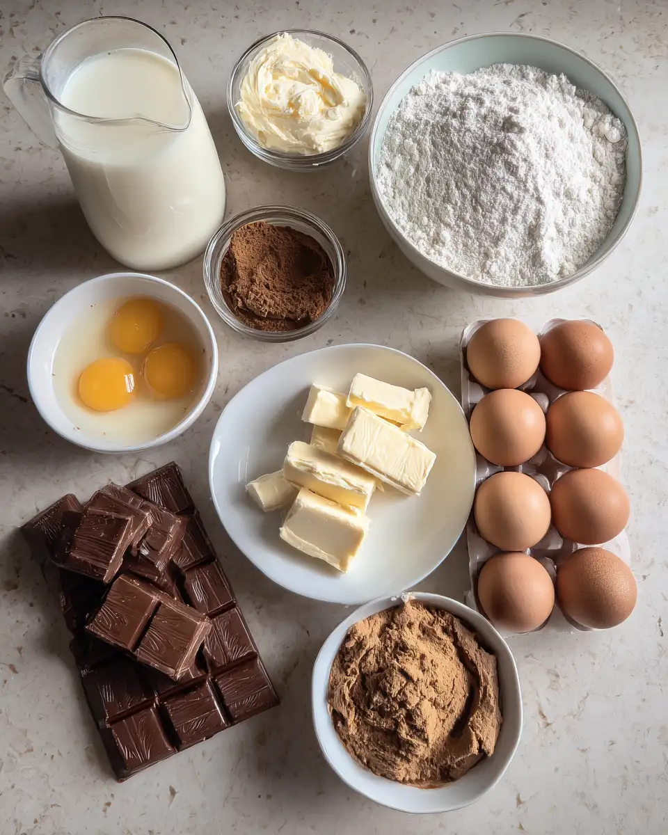 Ingredients for Indulge in Decadence: Peanut Butter Cup Brownie Cheesecake Bliss
