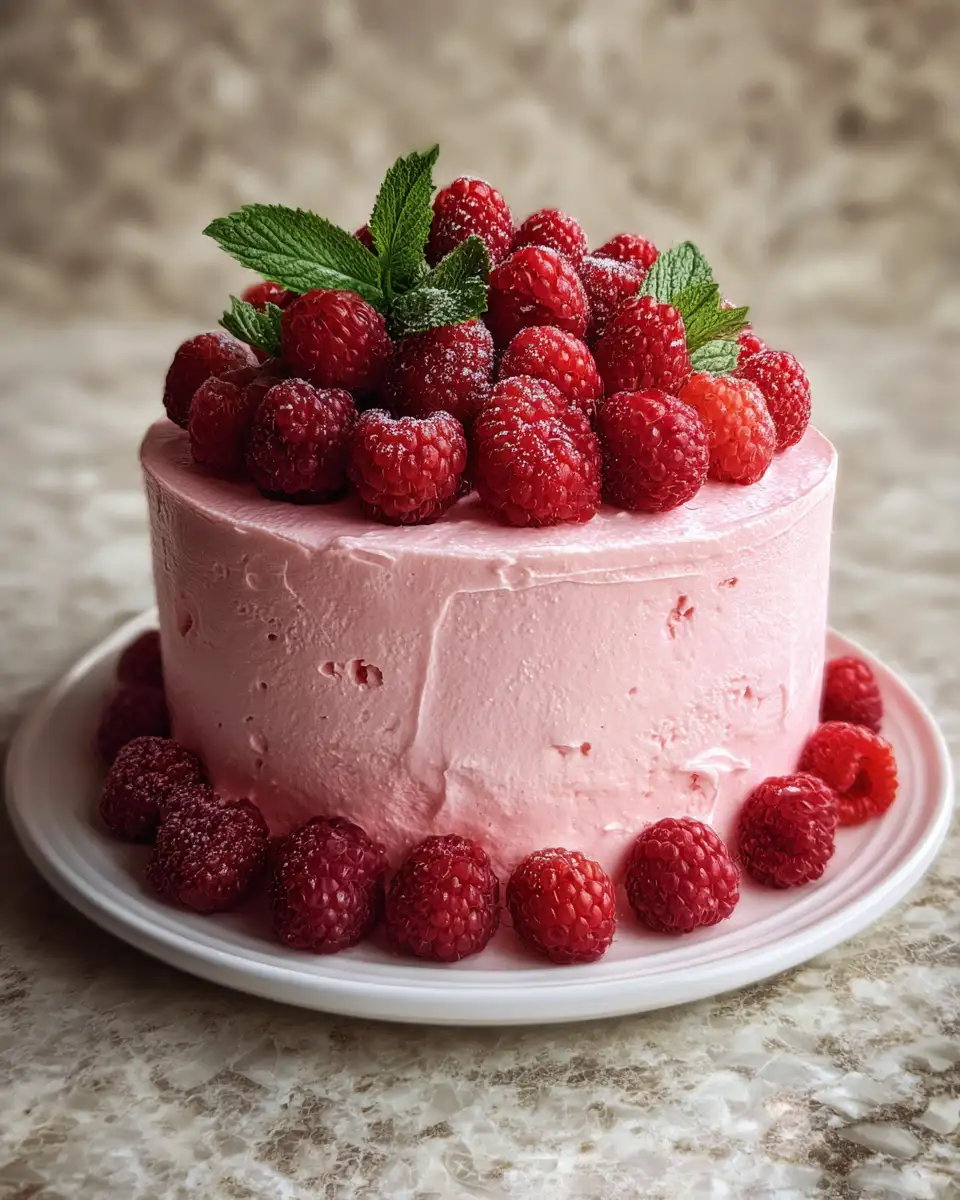 Raspberry Cake Bliss: A Berry-Licious Delight 6 Final dish - Raspberry Cake Bliss: A Berry-Licious Delight