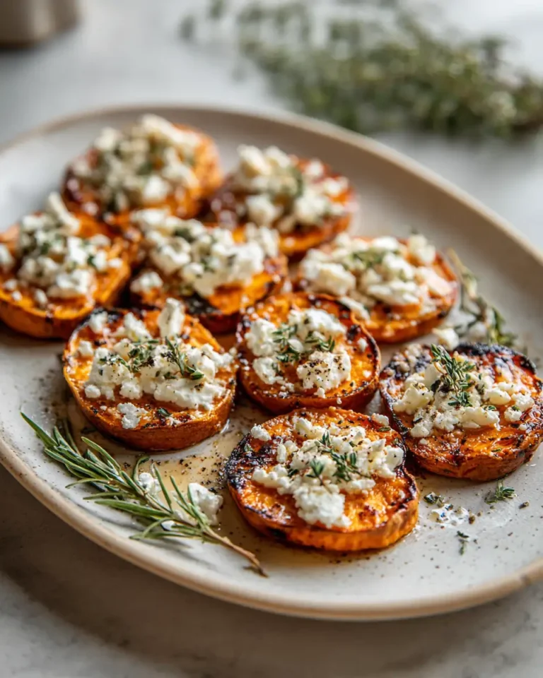 Sweet Potato Rounds: A Heavenly Blend of Honey and Feta - Featured Image