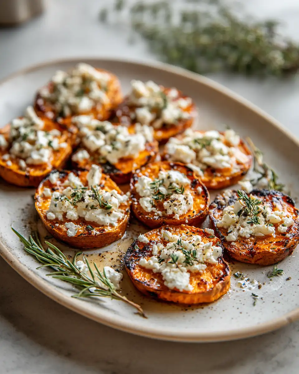 Sweet Potato Rounds: A Heavenly Blend of Honey and Feta - Featured Image