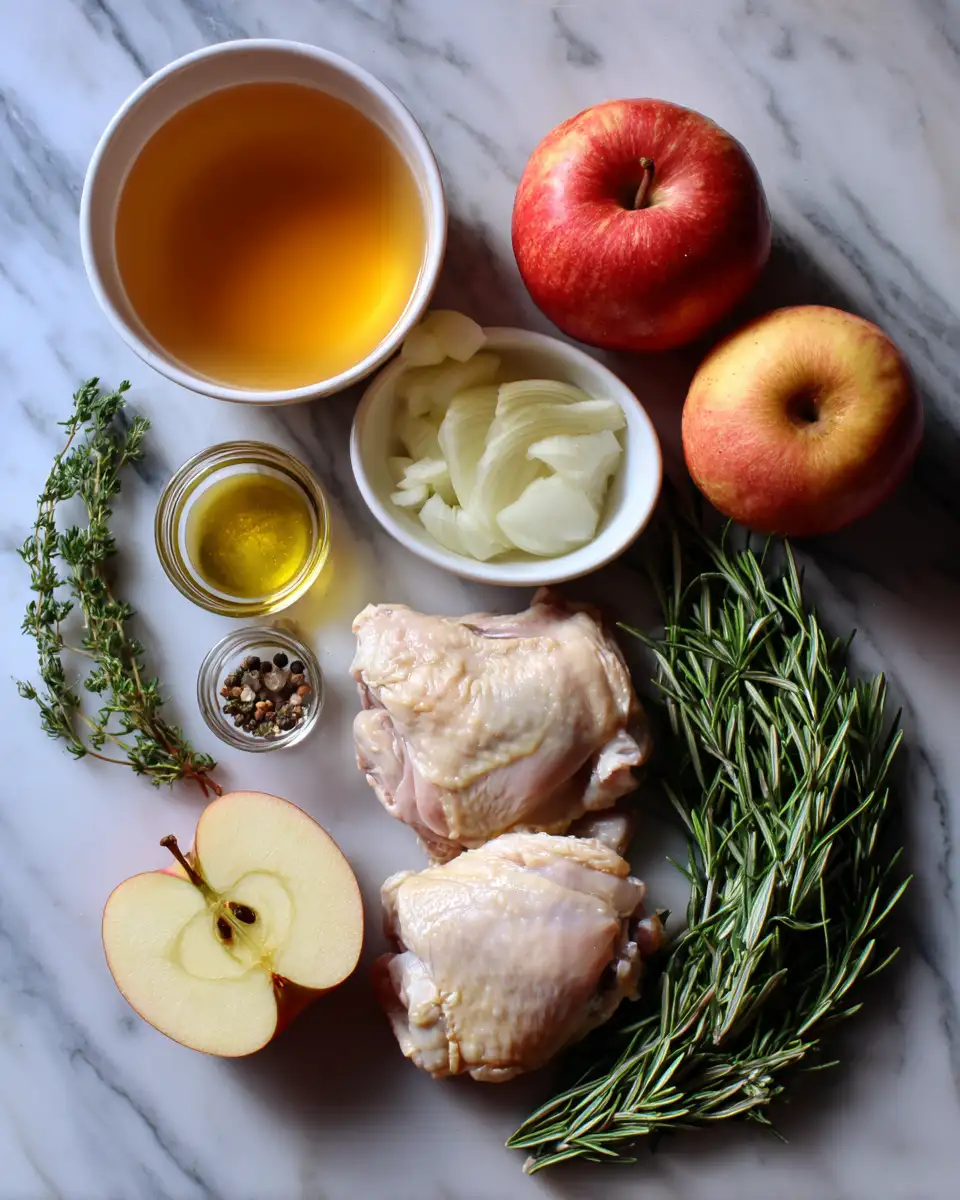 Ingredients for Savor the Season with Rosemary Apple Cider Chicken
