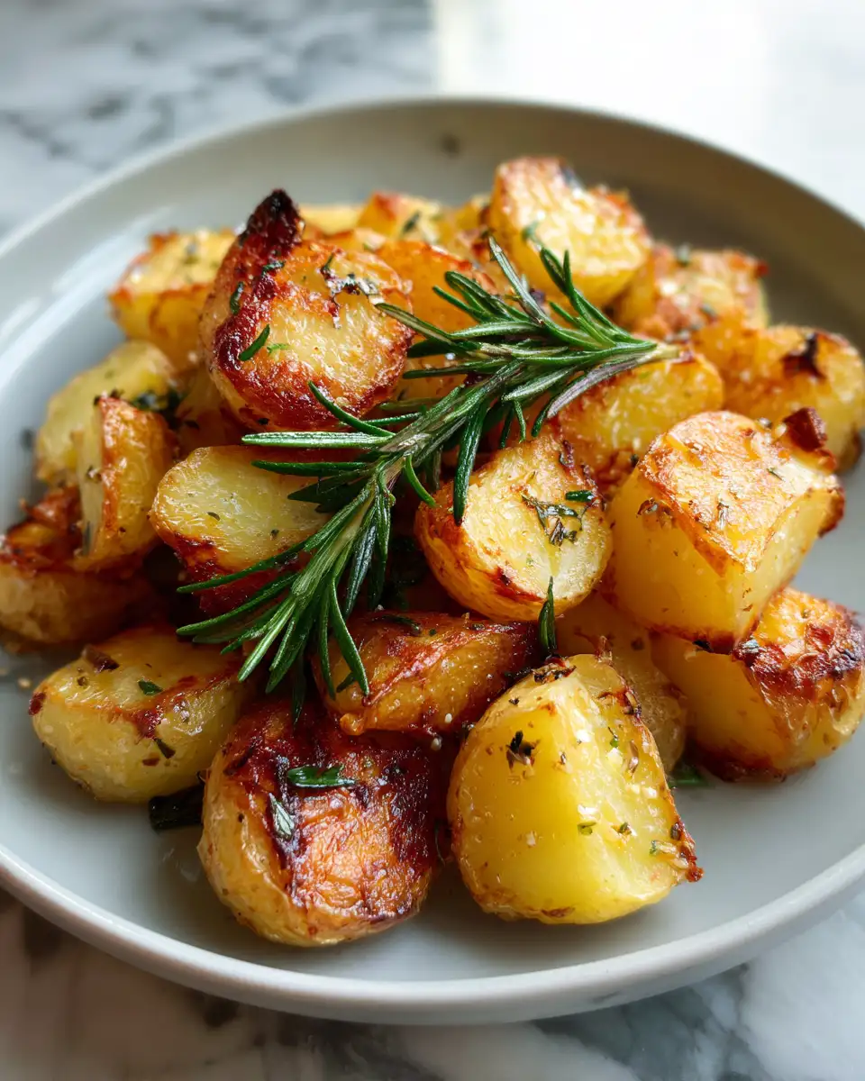 Irresistibly Crispy Rosemary Garlic Potatoes for the Perfect Side Dish 6 Final dish - Irresistibly Crispy Rosemary Garlic Potatoes for the Perfect Side Dish