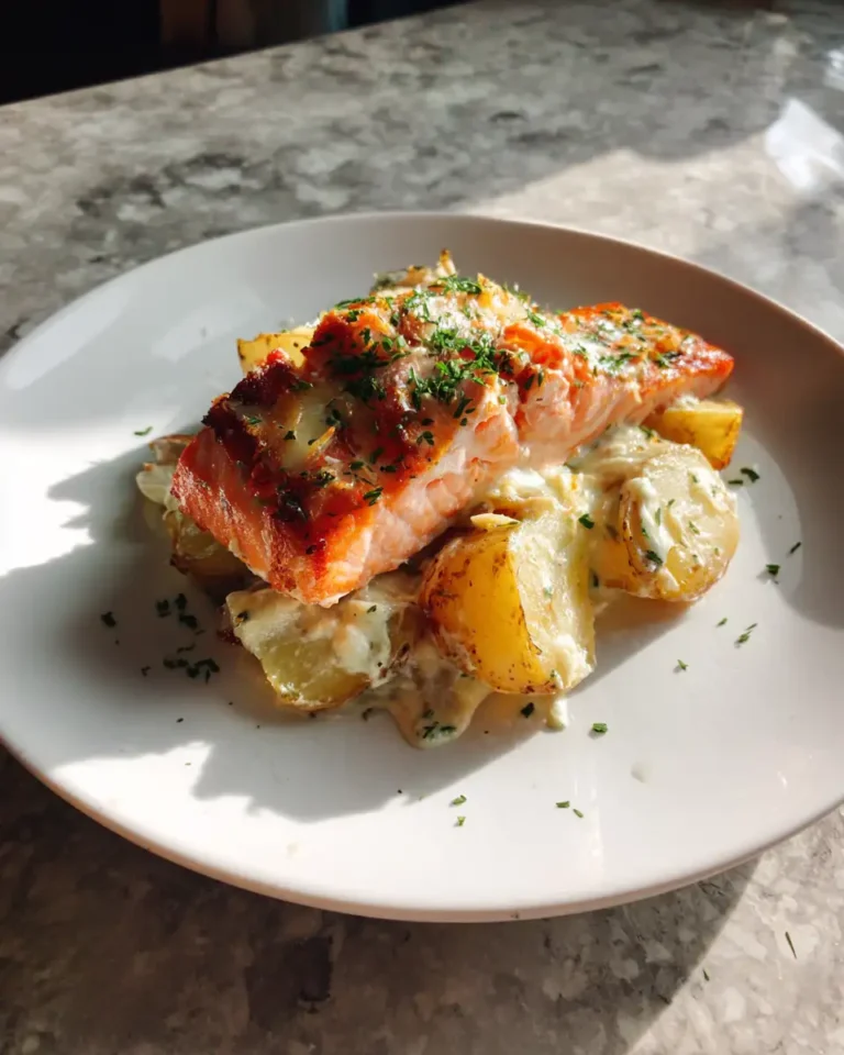 Savor the Flavors: Irresistible Salmon and Potato Bake Delight - Featured Image