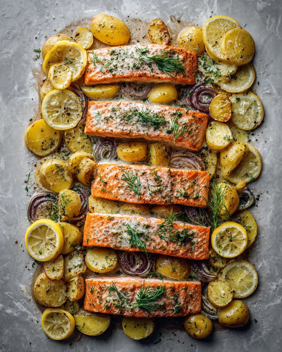 Ingredients for Savor the Flavors: Irresistible Salmon and Potato Bake Delight