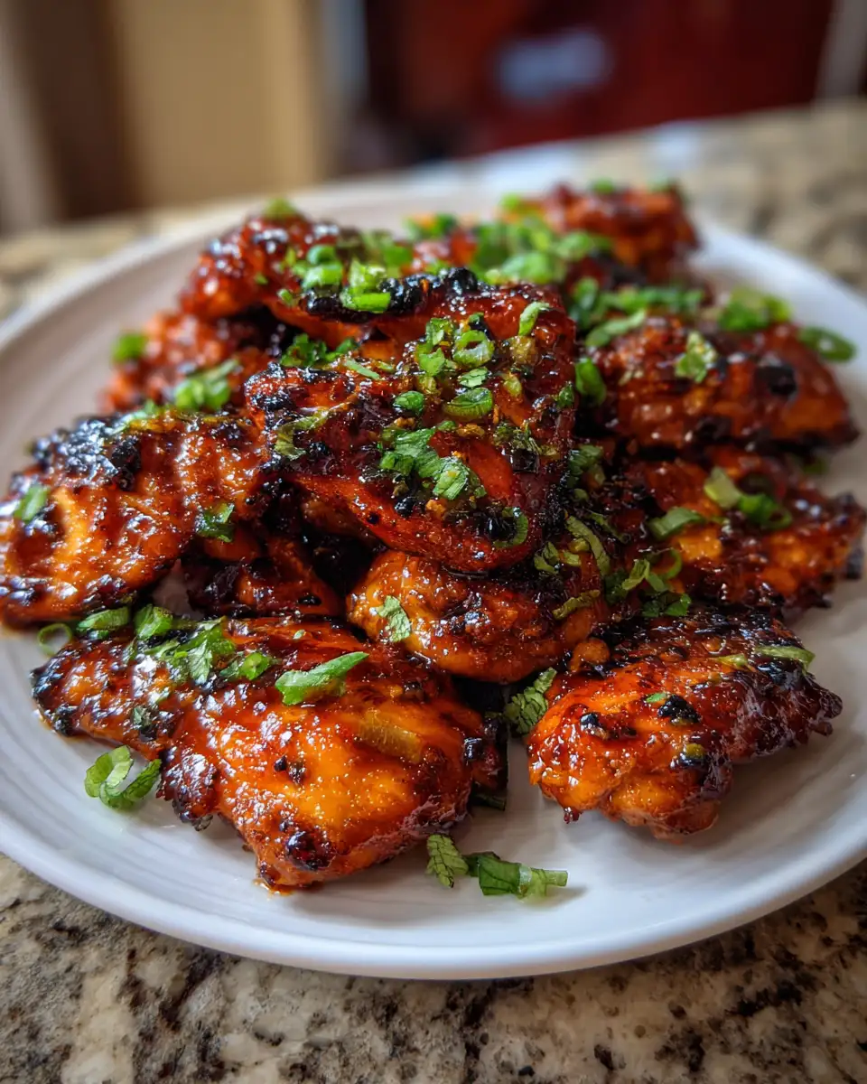 Final dish - Sizzling Honey BBQ Chicken: A Sweet and Savory Sensation