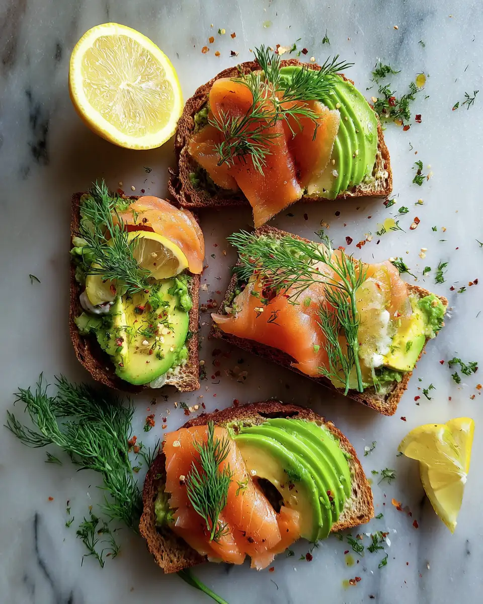 Ingredients for Elevate Your Breakfast Game with Smoked Salmon Avocado Toast