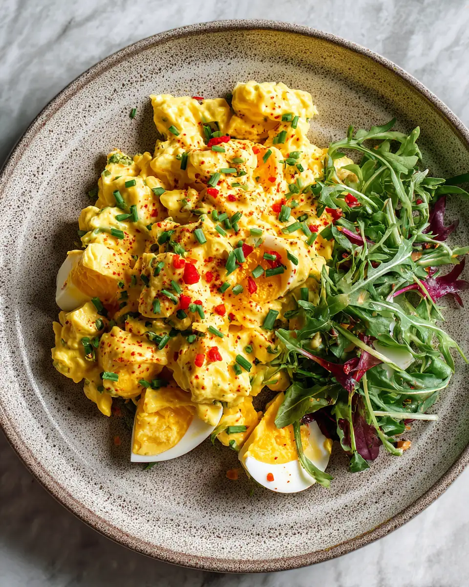 Zesty Kick: Transform Your Taste Buds with This Spicy Egg Salad Recipe - Featured Image