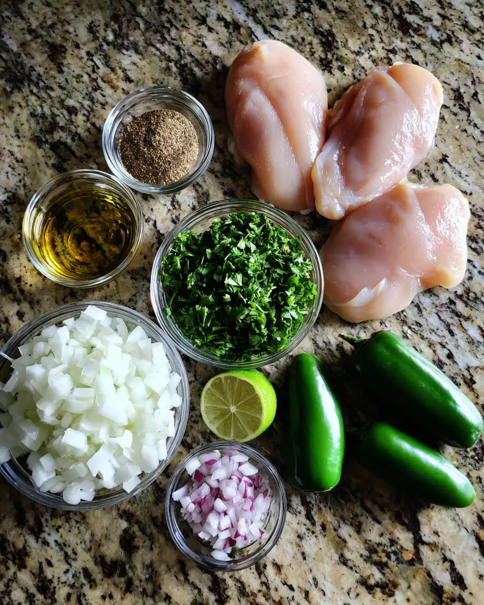 Sizzling Sensations Spice Up Your Plate with Jalapeño Chicken 4 Ingredients for Sizzling Sensations Spice Up Your Plate with Jalapeño Chicken