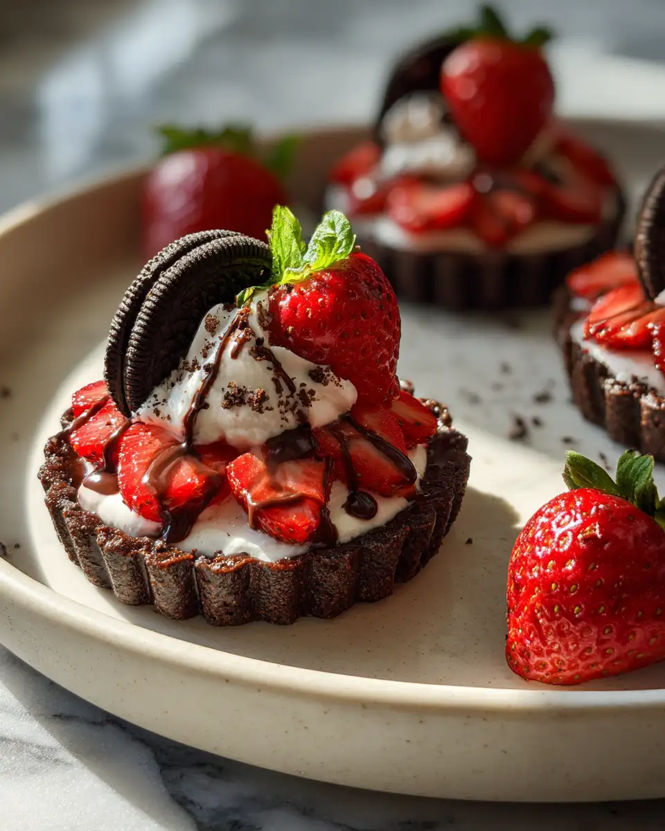 Final dish - Irresistible Strawberry Oreo Cups: A Sweet Treat You Can't Resist