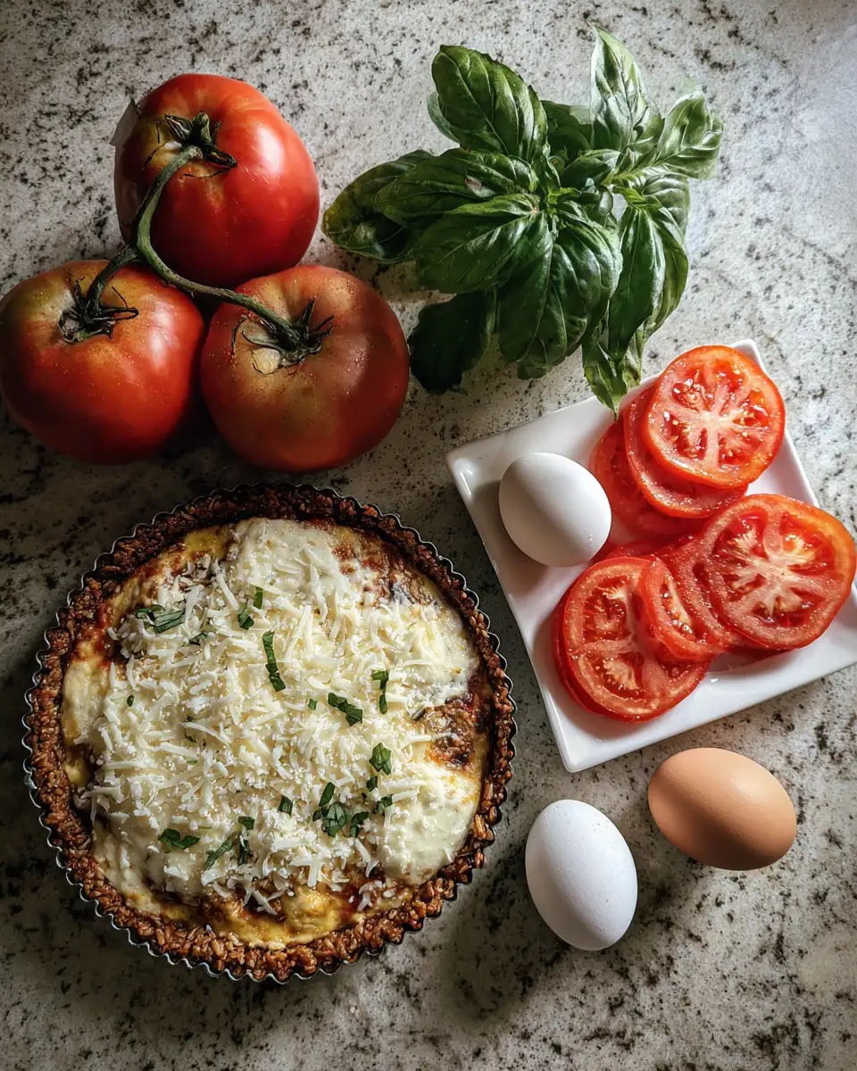 Savor the Season: Tomato Tart Delight with a Nutty Brown Rice Crust 4 Ingredients for Savor the Season: Tomato Tart Delight with a Nutty Brown Rice Crust