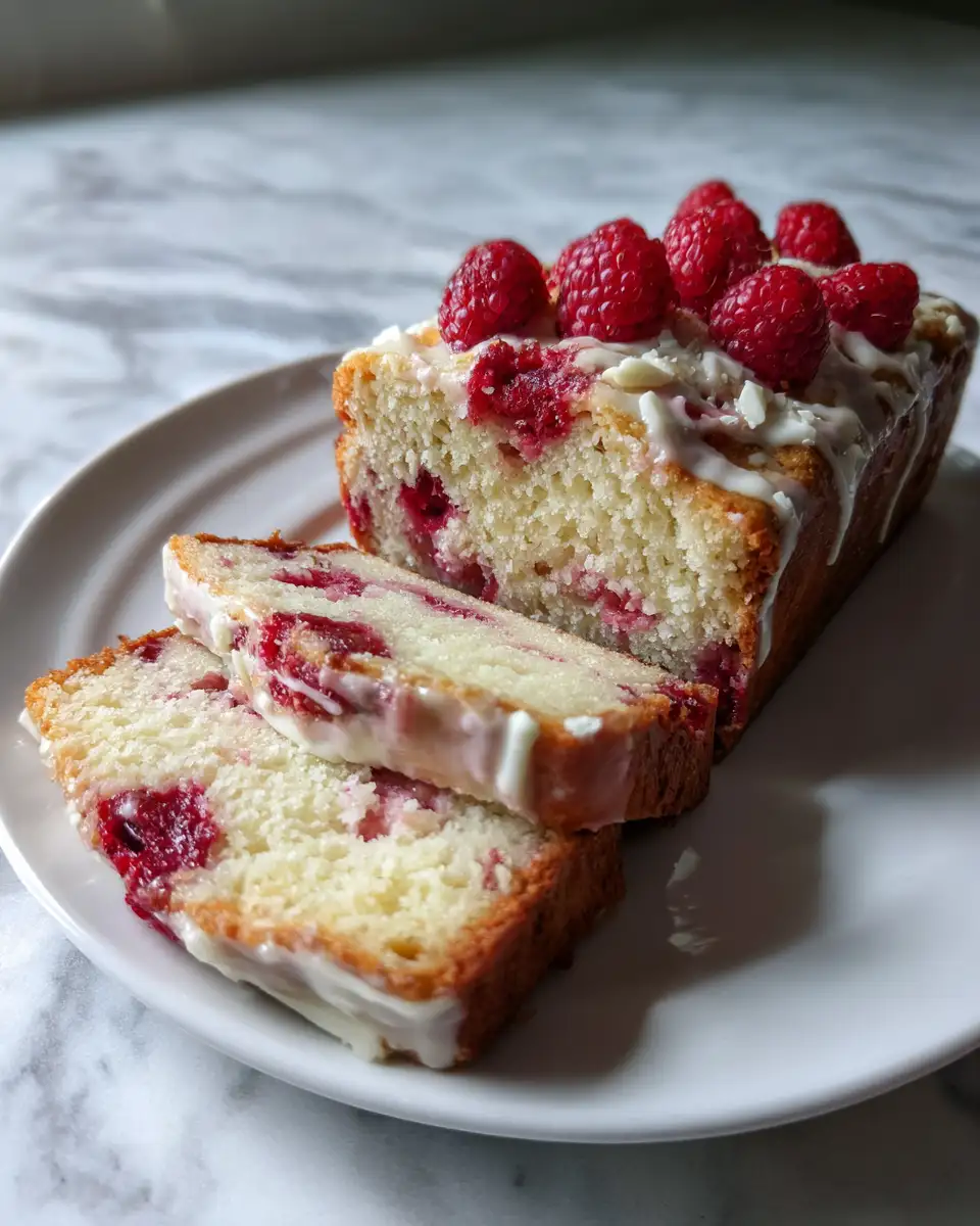 Indulge Your Sweet Tooth: A White Chocolate Raspberry Loaf Cake Lover's Dream - Featured Image