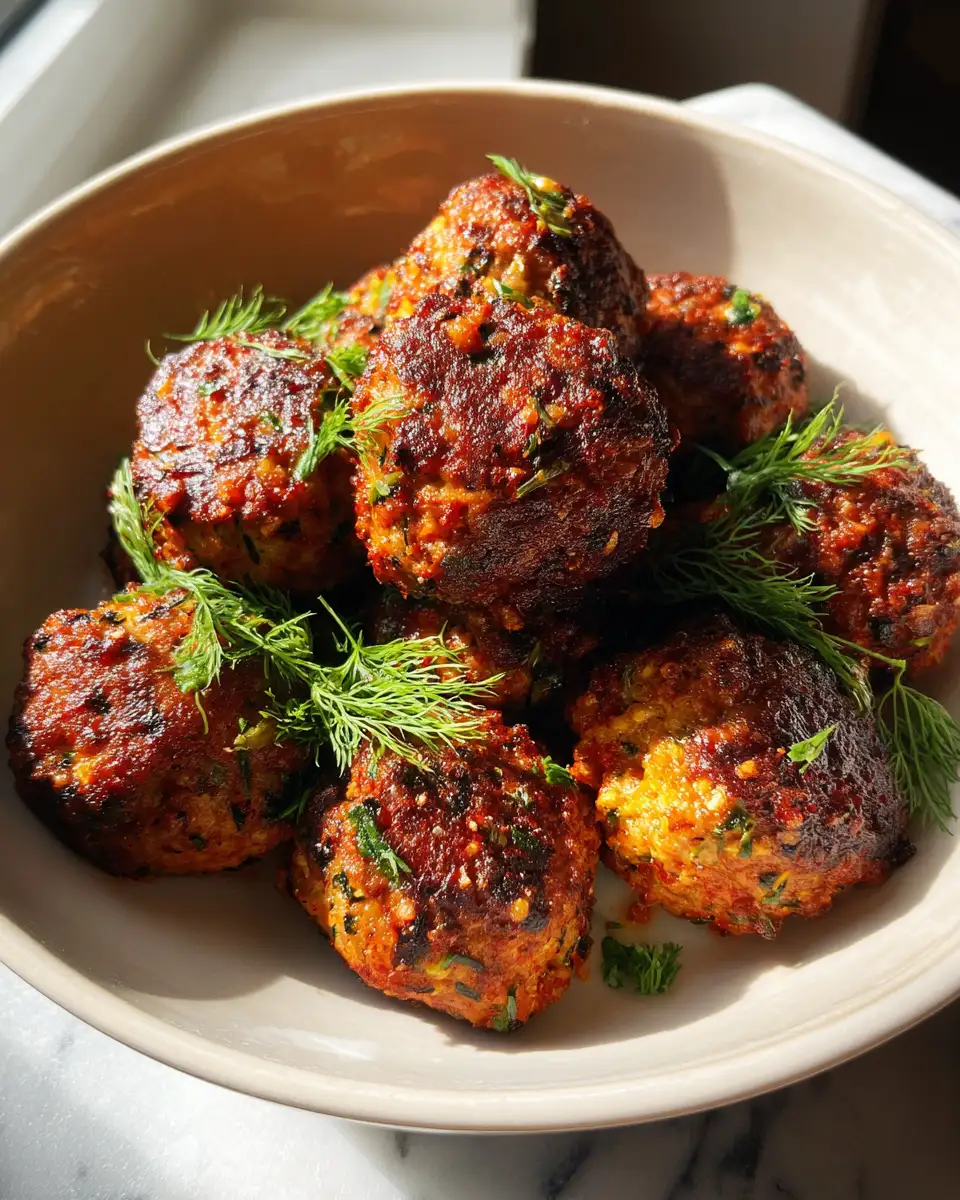 Zucchini Meatballs: A Delicious Twist on a Classic Favorite 6 Final dish - Zucchini Meatballs: A Delicious Twist on a Classic Favorite