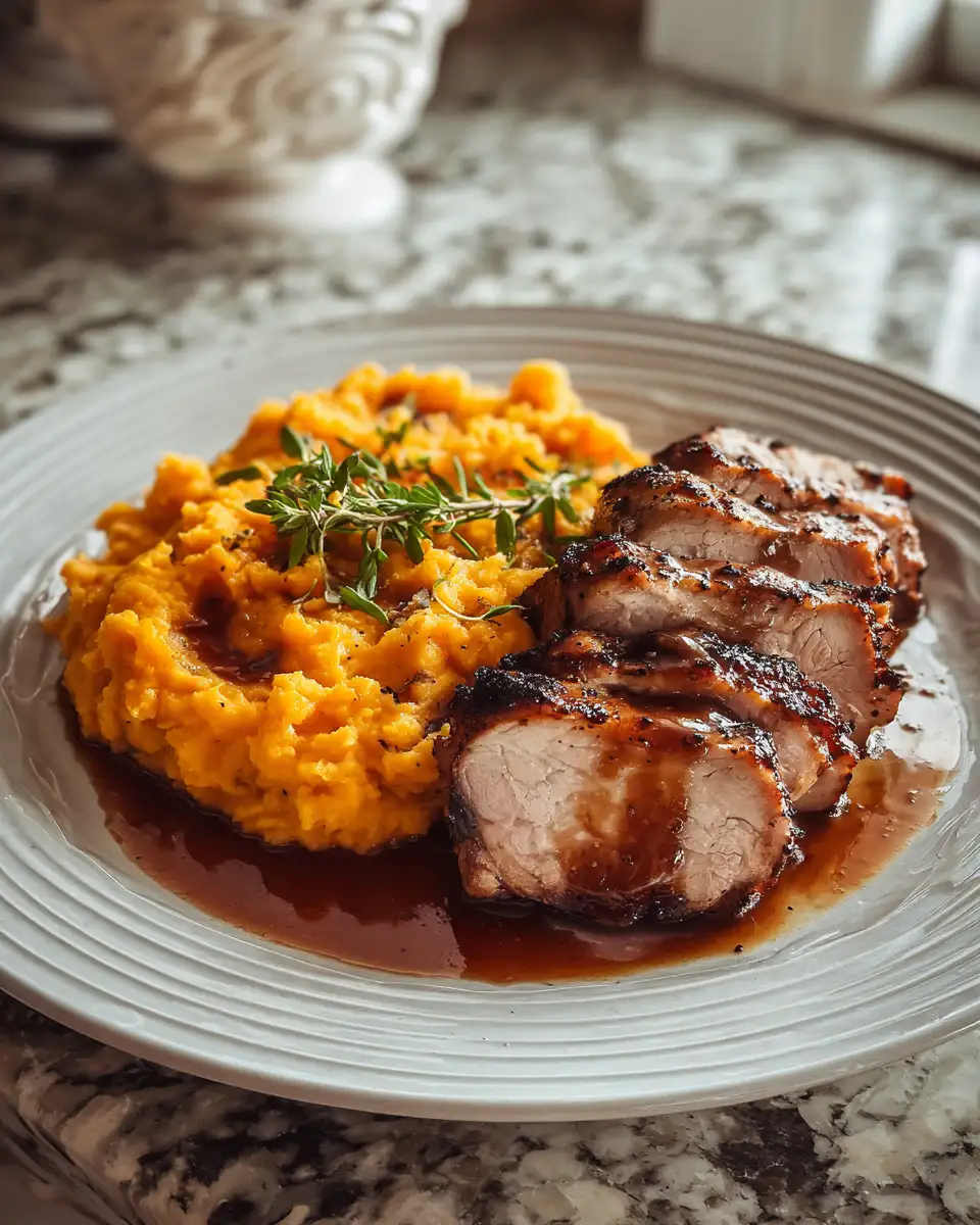 Savor the Season with Apple Cider Pork and Creamy Mashed Sweet Potatoes - Featured Image