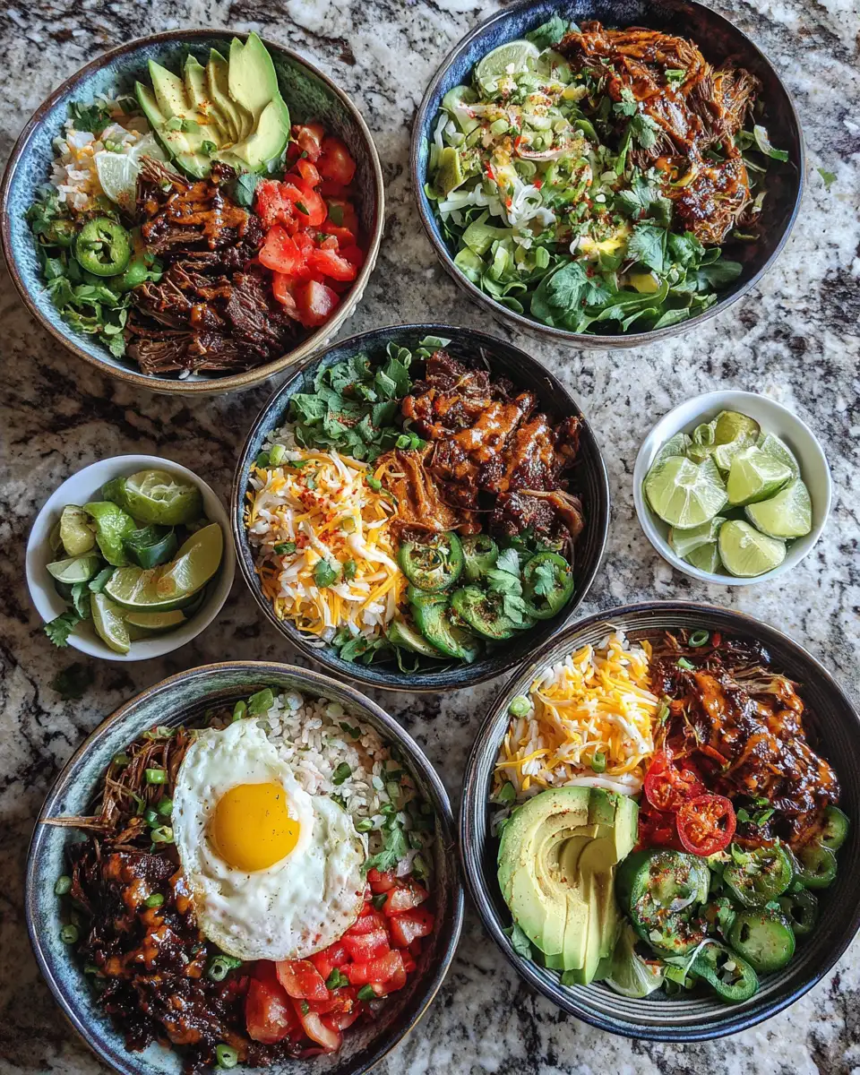 Unleash Flavor Fiesta with Birria Beef Taco Bowls - Featured Image