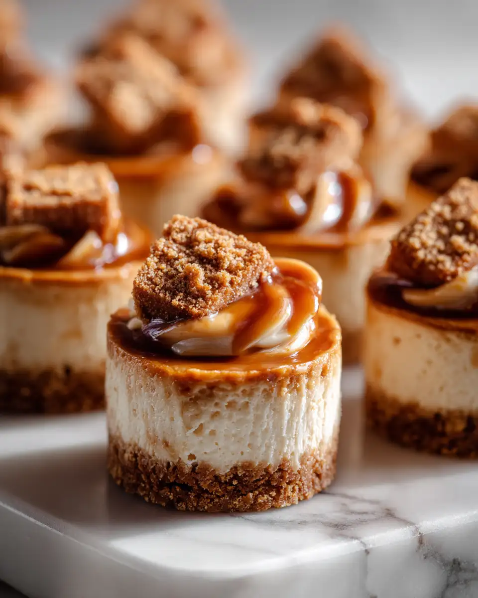 Irresistible Biscoff Caramel Cheesecake Bites: Your New Favorite Indulgence - Featured Image
