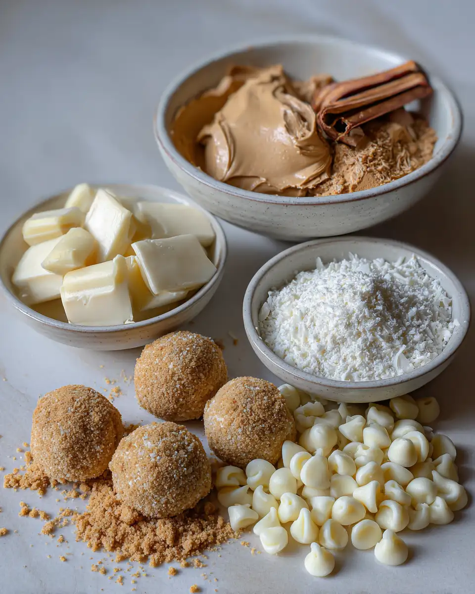Ingredients for Irresistible Biscoff Cheesecake Truffle Bites: Your New Favorite Indulgence