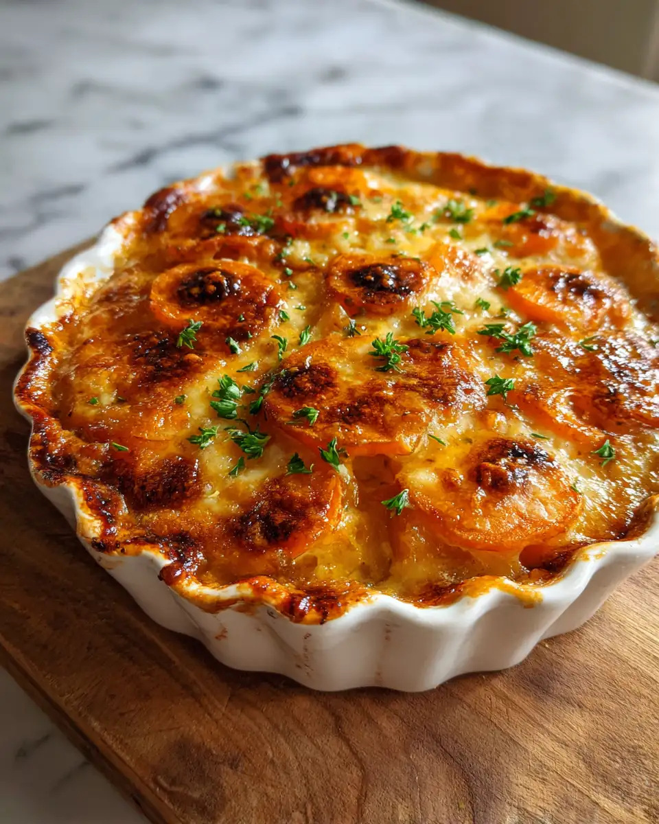 Delightful Layers: Brown Sugar Glazed Scalloped Sweet Potatoes 6 Final dish - Delightful Layers: Brown Sugar Glazed Scalloped Sweet Potatoes