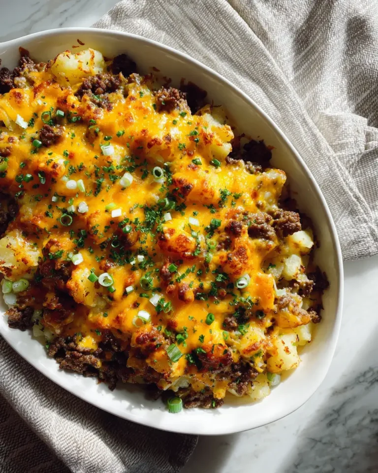 Ultimate Comfort: Dive into a Cheeseburger Potato Casserole Delight - Featured Image