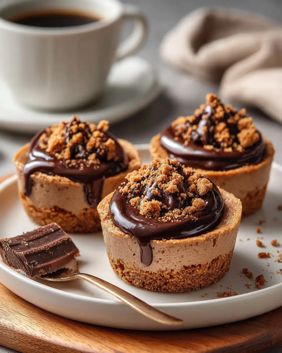 Indulge in Decadence with Irresistible Chocolate Biscoff Cheesecake Cups 6 Final dish - Indulge in Decadence with Irresistible Chocolate Biscoff Cheesecake Cups
