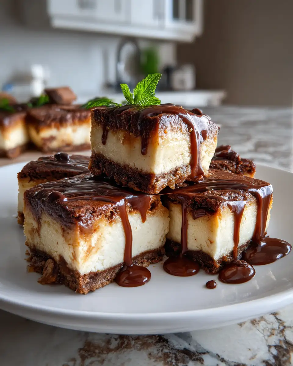 Indulge in Decadence with Irresistible Chocolate Caramel Cheesecake Bars 6 Final dish - Indulge in Decadence with Irresistible Chocolate Caramel Cheesecake Bars