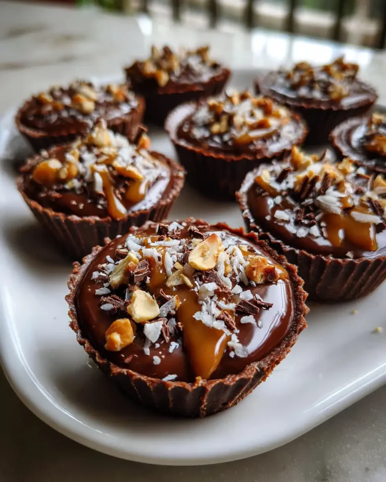 Decadent Delight: Irresistible Chocolate Caramel Pudding Cups - Featured Image