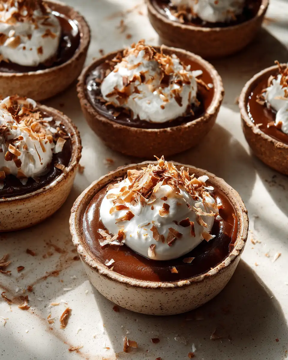 Final dish - Decadent Delight: Irresistible Chocolate Caramel Pudding Cups