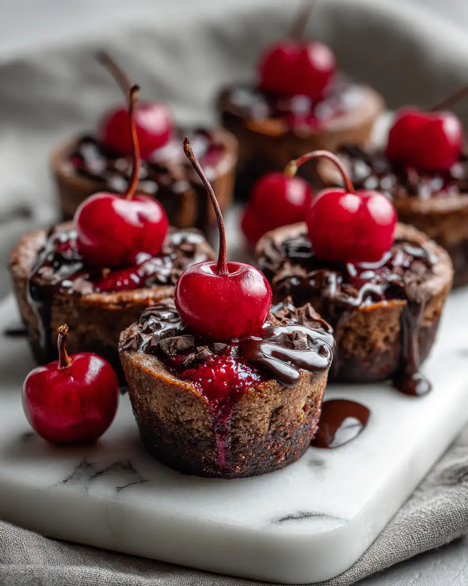 Irresistible Chocolate Cherry Cheesecake Bites That Will Sweeten Your Day - Featured Image