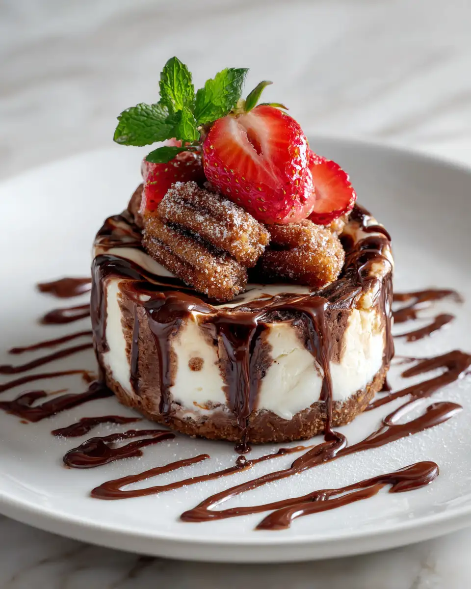Indulge Your Senses with Irresistible Chocolate Churro Cheesecake Bites 6 Final dish - Indulge Your Senses with Irresistible Chocolate Churro Cheesecake Bites