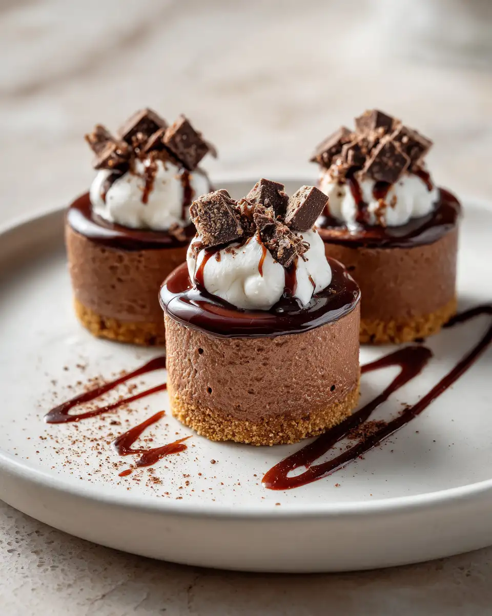 Final dish - Indulge in Bliss with Irresistible Chocolate Fudge Cheesecake Bites