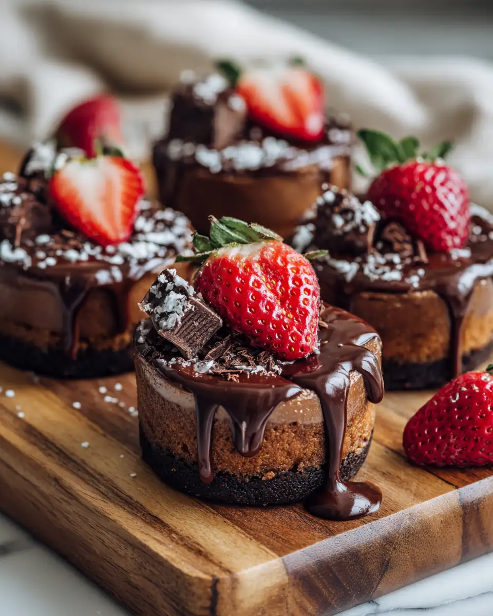 Decadent Delight: Indulge in Chocolate Fudge Cheesecake Cups - Featured Image