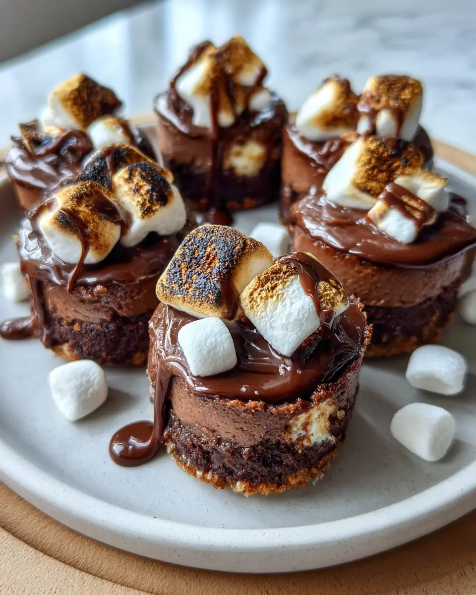 Final dish - Indulge in Decadence with Chocolate Marshmallow Cheesecake Bites