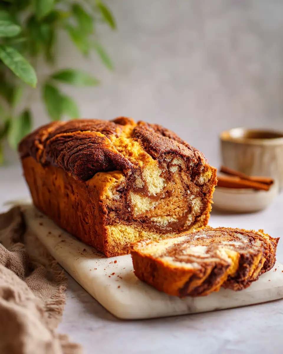 Warm Up Your Autumn with Irresistible Cinnamon Swirl Pumpkin Bread - Featured Image