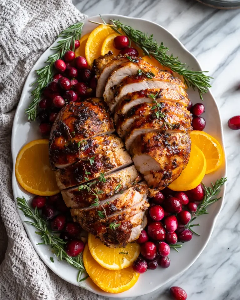 Cranberry Orange Turkey Breast: A Festive Flavor Explosion - Featured Image