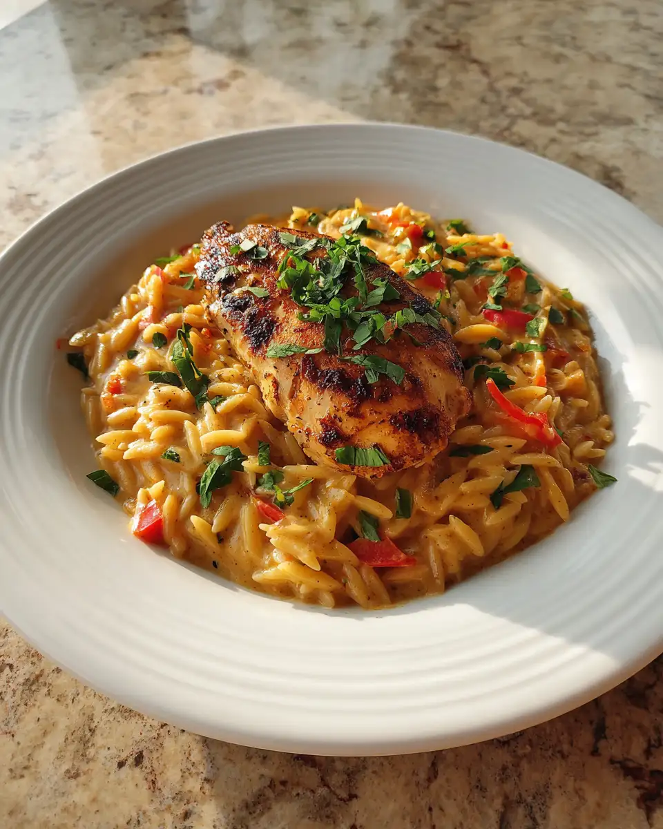 Savor the Spice: Creamy Cajun Chicken Orzo Delight - Featured Image