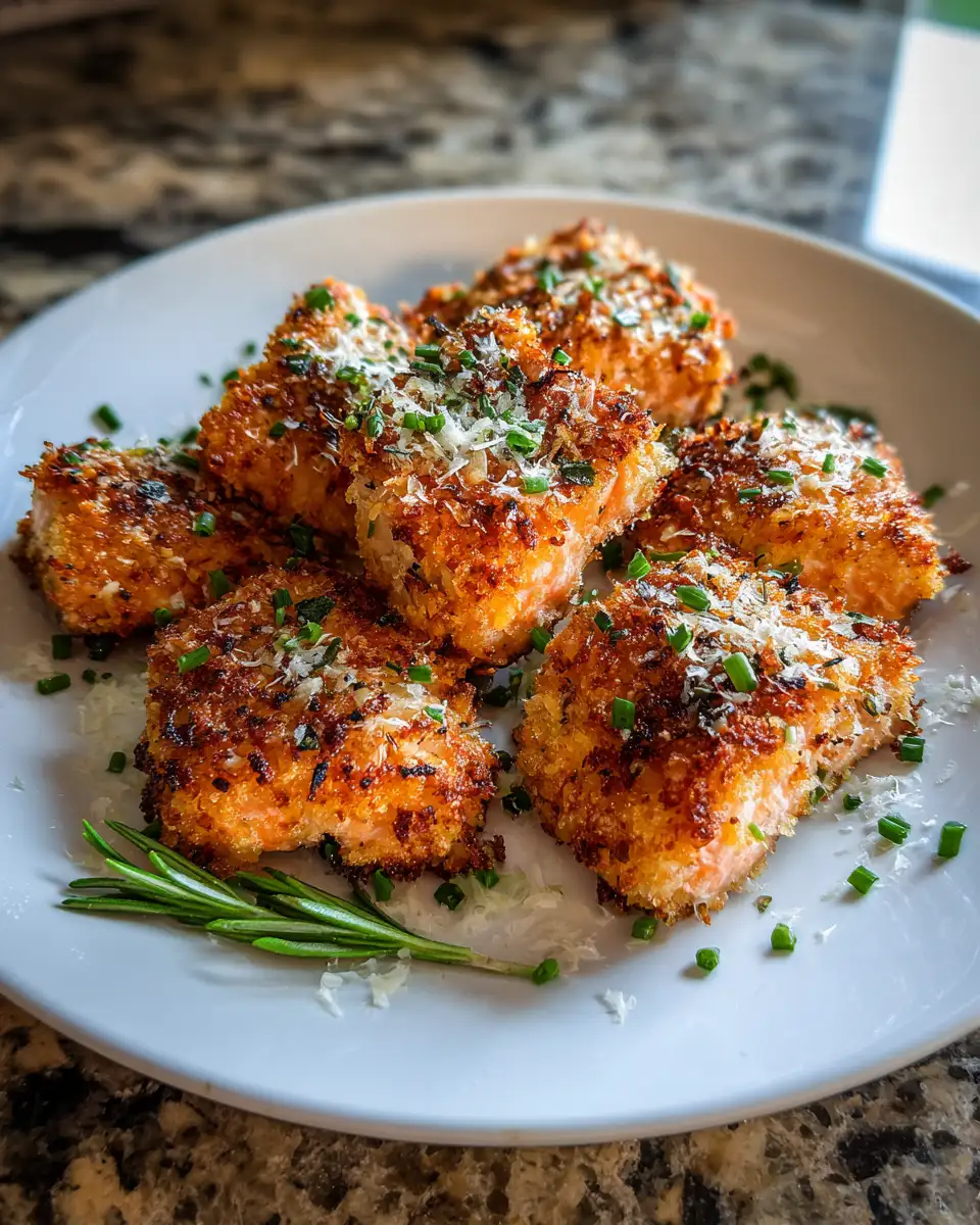 Final dish - Irresistible Crispy Parmesan Salmon Bites That Will Make Your Taste Buds Dance