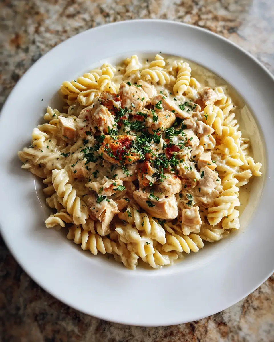 Final dish - Crockpot Creamy Chicken Pasta: A Comfort Food Revolution