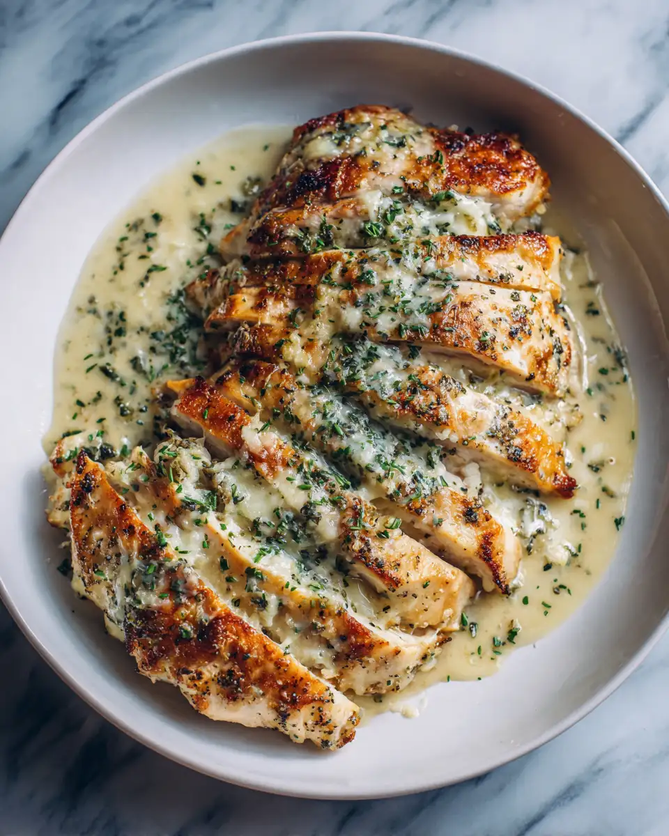 Final dish - Irresistibly Creamy: Crockpot Garlic Parmesan Chicken Magic