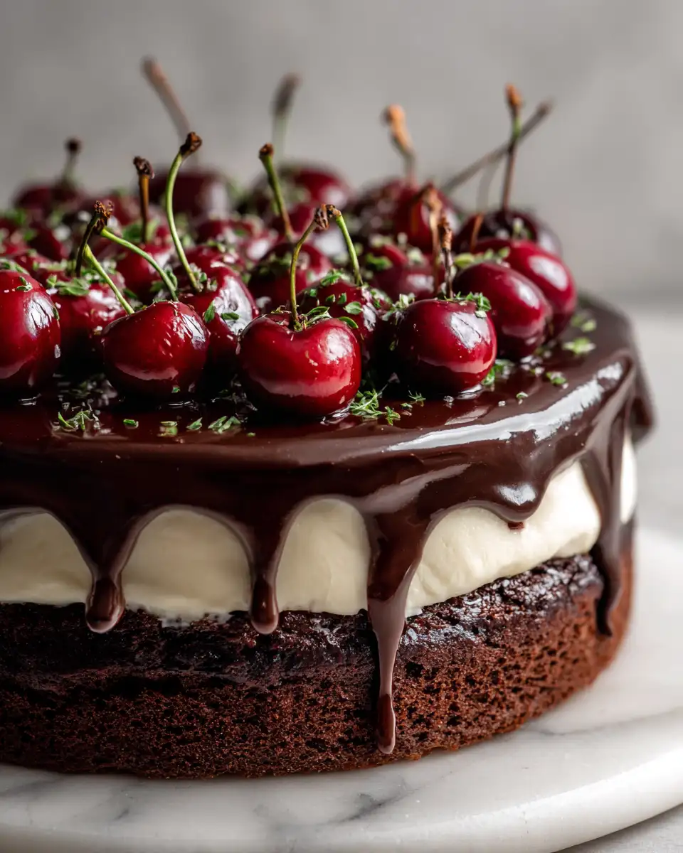Indulgent Chocolate Cherry Brownie Poke Cake Recipe for Ultimate Chocolate Lovers - Featured Image