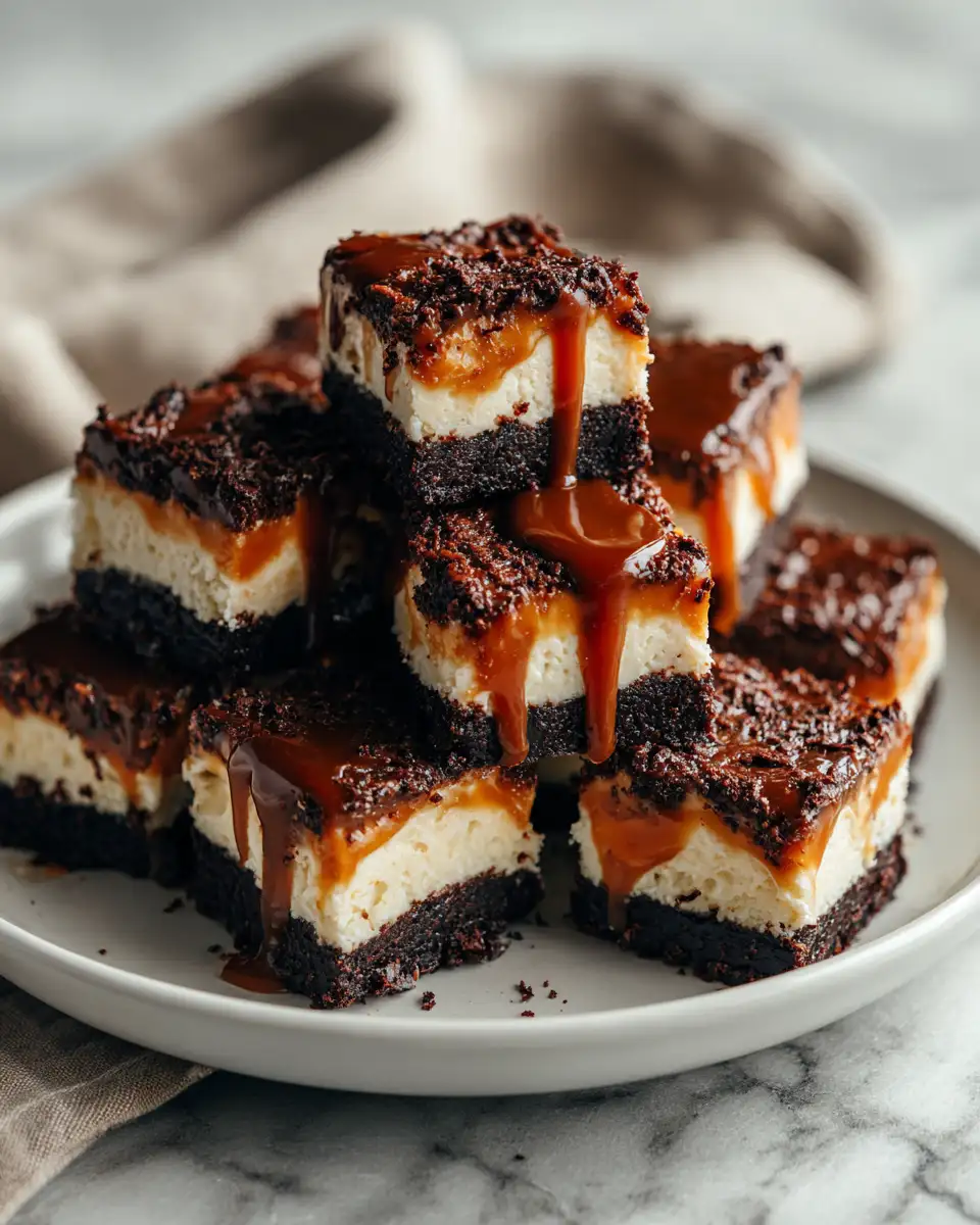 Indulge in Bliss: Easy 5-Ingredient Chocolate Caramel Cheesecake Bites - Featured Image
