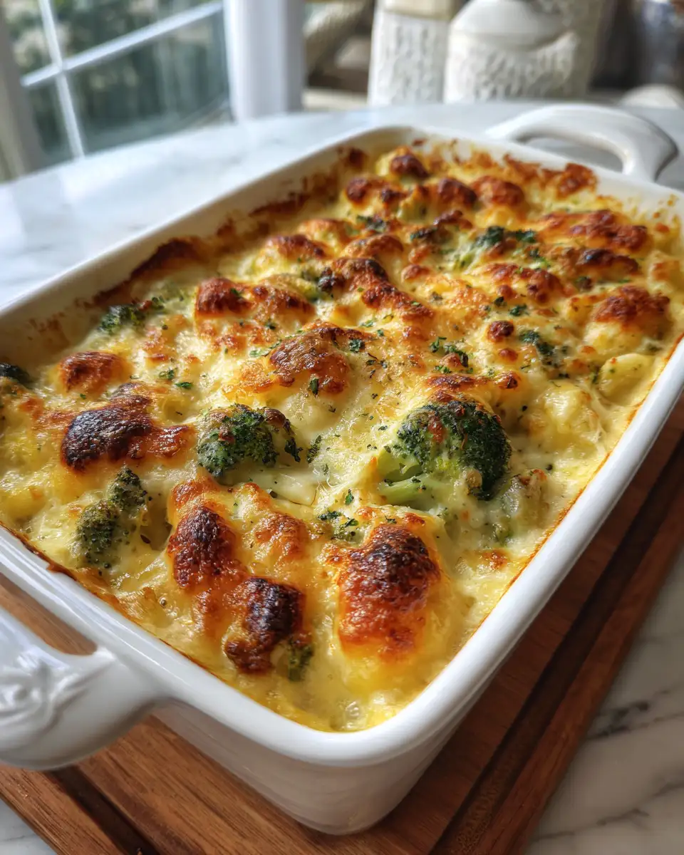 Irresistible Comfort: French Onion Broccoli Cheese Casserole Delight - Featured Image