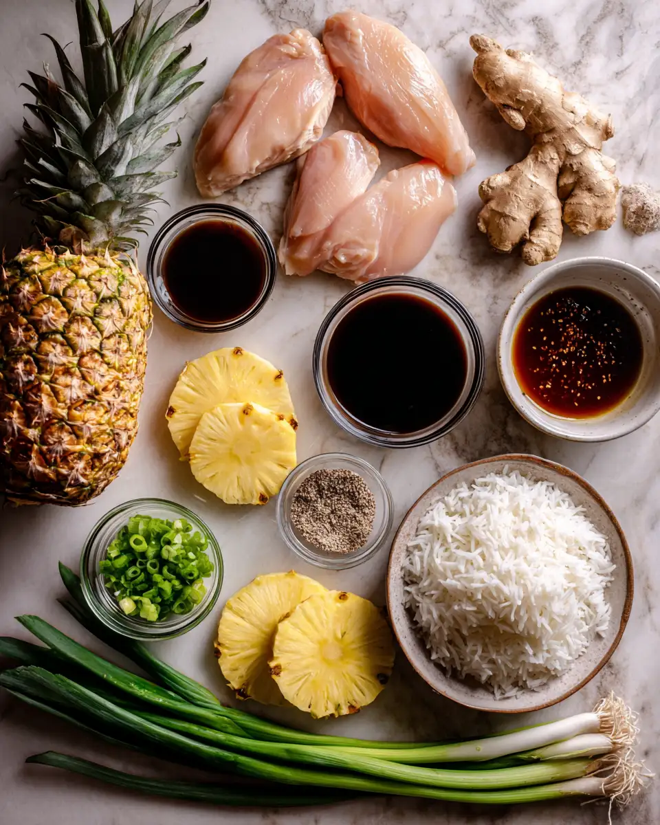 Ingredients for Discover the Ultimate Hawaiian Huli Huli Chicken Stack Recipe