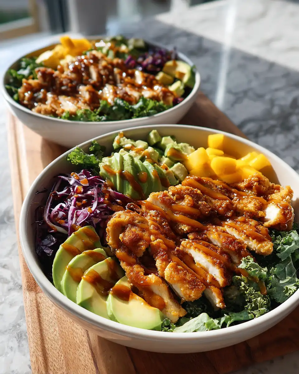 Sweet and Savory Delight: Irresistible Honey Mustard Chicken Bowls - Featured Image