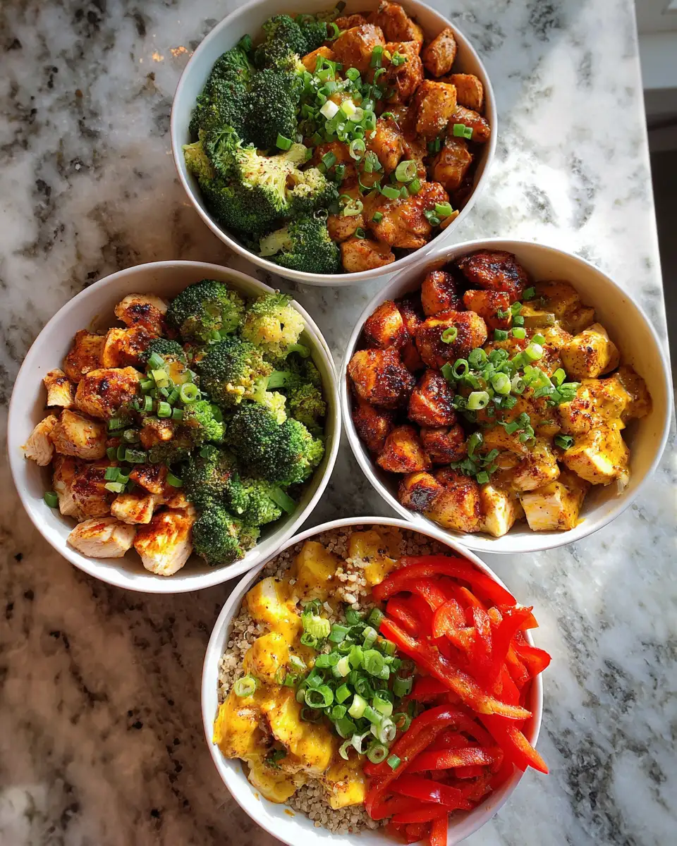 Ingredients for Sweet and Savory Delight: Irresistible Honey Mustard Chicken Bowls