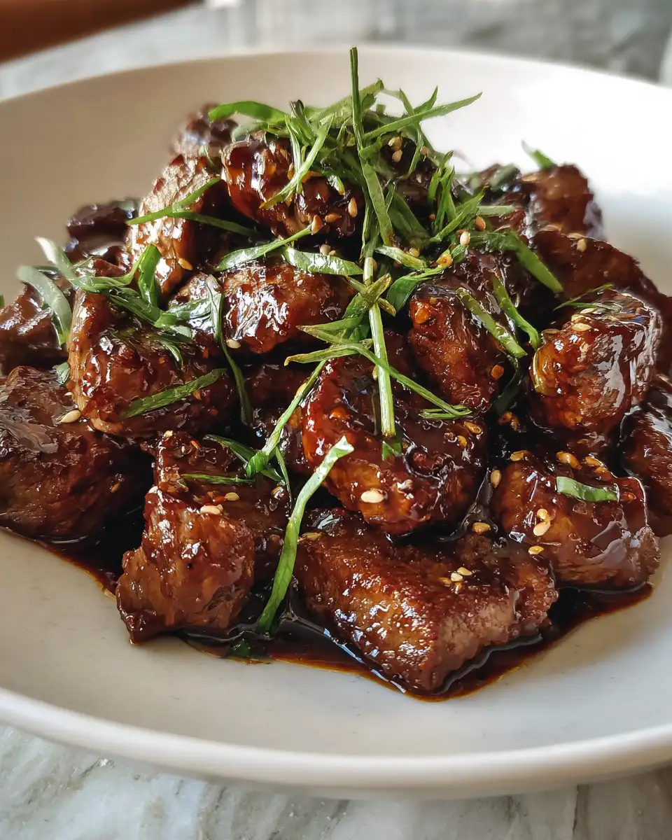 Final dish - Sizzle and Spice: Irresistible Hot Honey Steak Bites