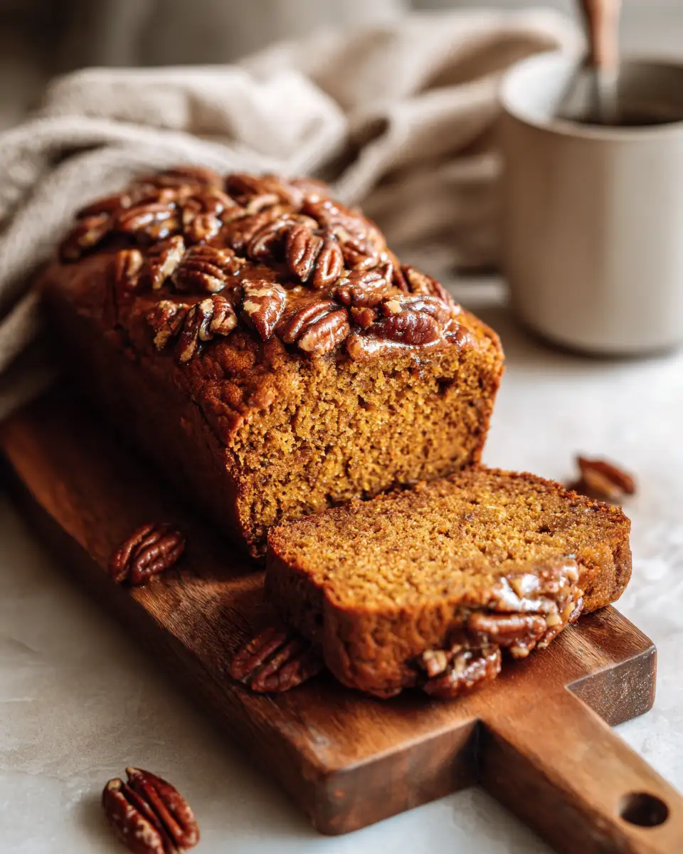 Indulge in Autumn Bliss with Irresistible Maple Pecan Pumpkin Bread - Featured Image