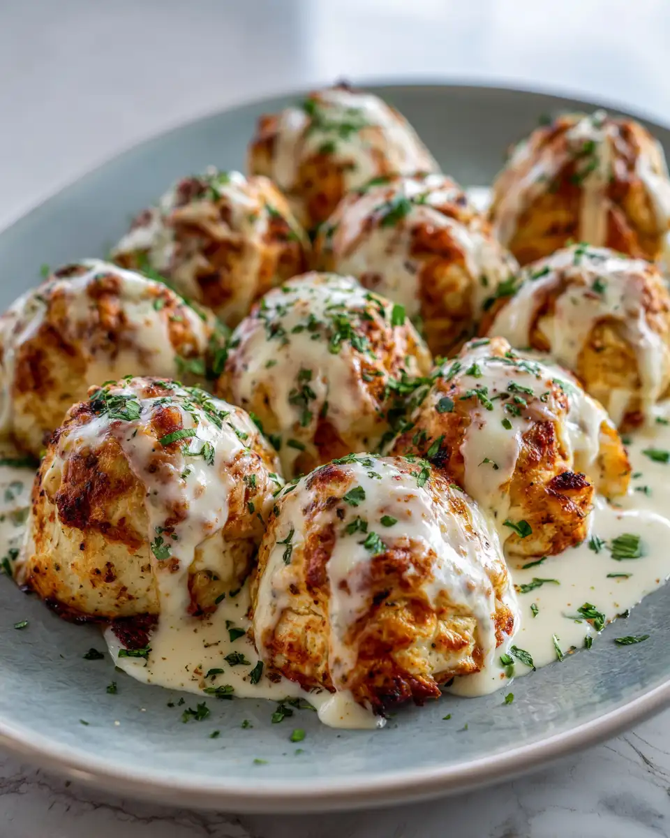 Explode Your Taste Buds with Melted Mozzarella & Ranch Chicken Bombs - Featured Image